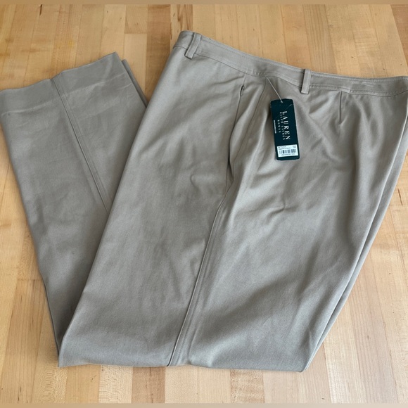 Ralph Lauren Woman Stretch Twill Khaki Pants 20W *NEW - Picture 4 of 10